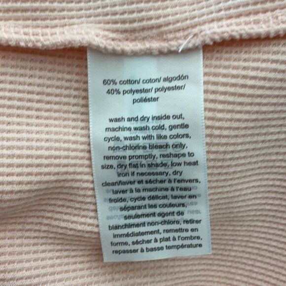 Tommy Hilfiger Women Pink Zippered Fold-over Neck Sweater Size L - Picture 9 of 10